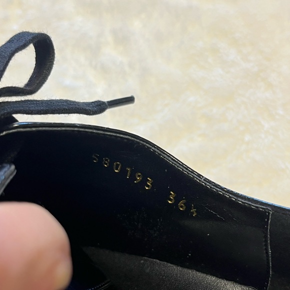 Stella McCartney Elyse Platform NEW Black Monogrammed Shoes Womens US6.5 EU36.5 - Picture 8 of 16